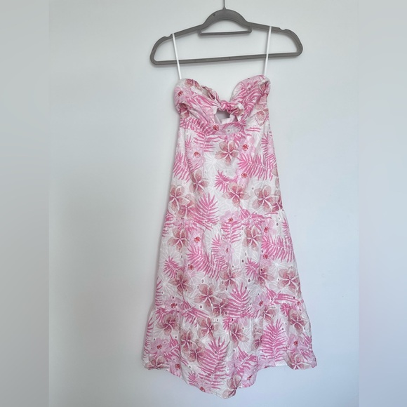 Hello Molly Midi Floral Strapless Dress - NWT - Picture 2 of 5